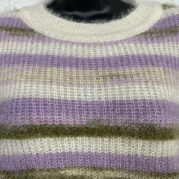 Nwt | Vero Moda Grace Long Sleeve Crewneck Fuzzy Sweater Size Medium - Picture 8 of 9